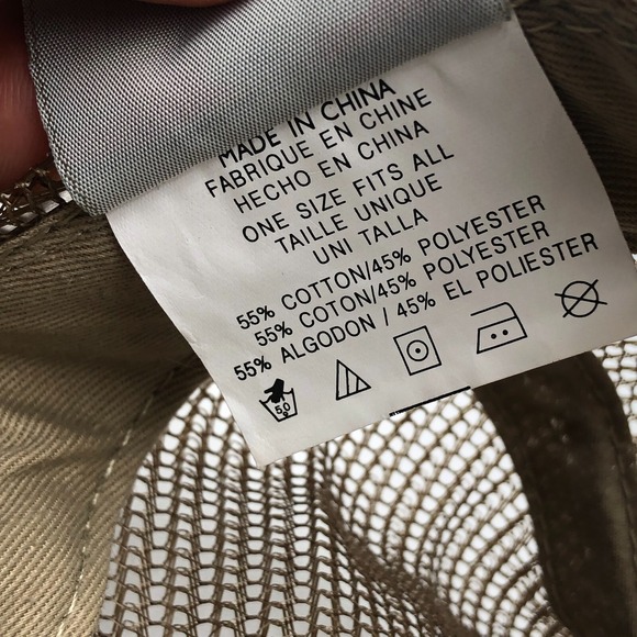 Bass‎ Pro Shops Trucker Hat Mens One Size Biege Mesh Back Outdoor Fishing - Picture 9 of 9